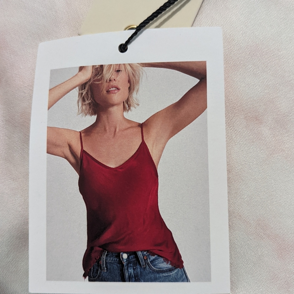 Satin Tank, xsmall, dye blush, Nation LTD